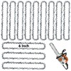 12 Pcs 6 Inch Mini Chainsaw Chain Replacement Chains for