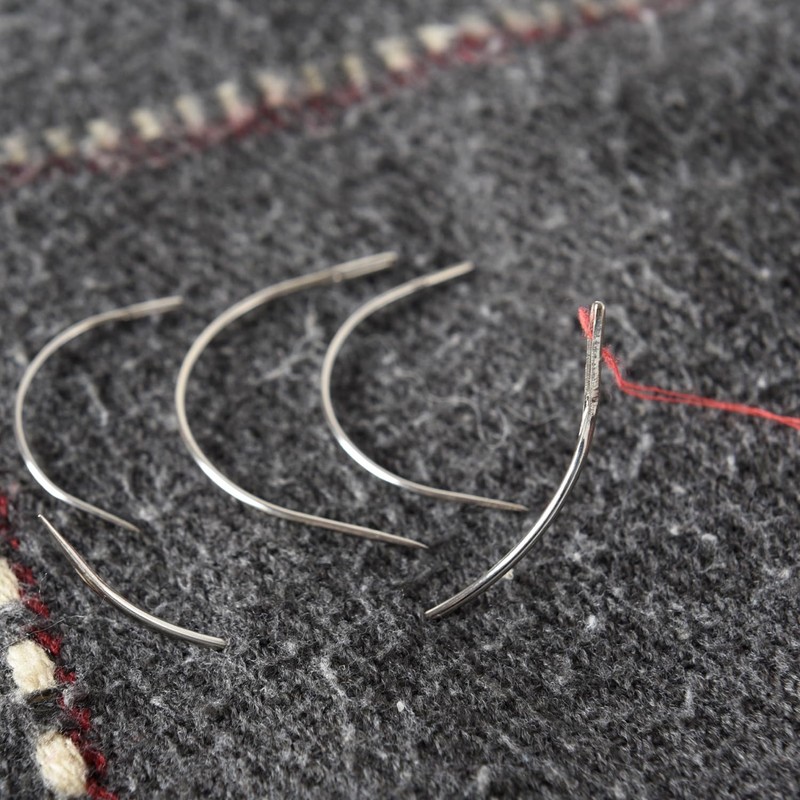 Curved Needle Set, 3.5cm 4cm 4.5cm 5.3cm Curved Sewing Needle