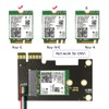 Tarjeta WiFi inalámbrica NGFF A/E-Key a PCI-E Express 1x adaptador