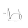 Operitacx 10pcs Heavy Duty Stainless Steel Pegboard Hooks Tool Hooks