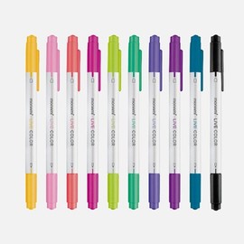 Monami NEW Live Color White (12 pieces) / 모나미 NEW라이브 칼라 화이트축 (12개)