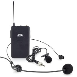 Nady Digital Bodypack Transmitter Channel 14 (903.80 MHz) with HM-3 Headworn Microphone and LM-14 Omnidirectional Lapel Microphone Compatible DW-22