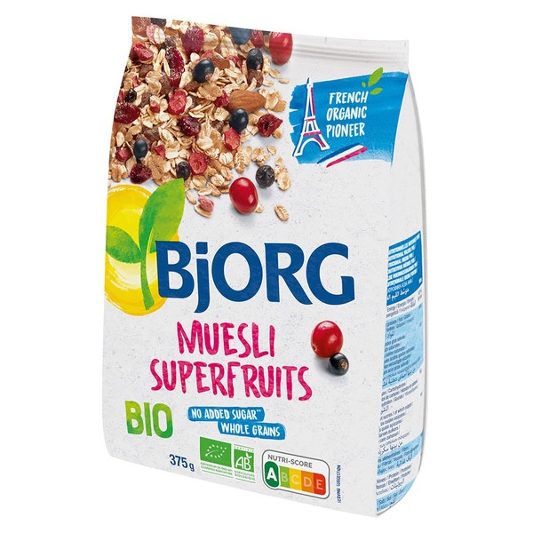 Mitoku Biorg Organic Muesli Berry Mix 13.8 oz (375 g) (Organic) (Muselli) x 2 Bags x 2 Bags