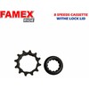 FAMEX RIDE FR-HG200-8 Bike Cassette, 8-Speed, Steel, Black
