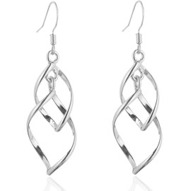 EAVUYIS Women's Sterling Silver Long Tassel Earrings for Women Gift Drop Earrings Hypoallergenic Jewellery Silver