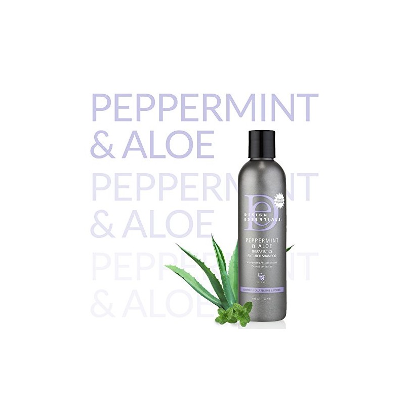 Design Essentials Peppermint & Aloe Therapeutics Anti-Itch Shampoo 240ml