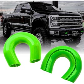 Front Tow Hook Cover for 2017-2026 Ford Super Duty F-250 F-350 F-450,Tow Hitch Covers, Ford Truck Accessories, Pickup Truck Accessories, F250 Must Haves, Silicone, Green (2 Pack)