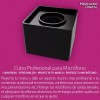 Mercader Digital 2 Pzs Cubo Profesional Negro Sin Logo Micrófono