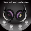 Jomwag Replacement Earpads for Alienware AW510H/AW310H, Breathable Mesh Black/Purple Ear