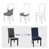 Ocves Stuhlhussen für Esszimmer, 4 oder 6 Stück, dehnbar, Esszimmerstuhlhussen,