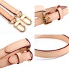 Jiesinlov Vachetta Leather Replacement Crossbody Bags Strap Shoulder Strap for