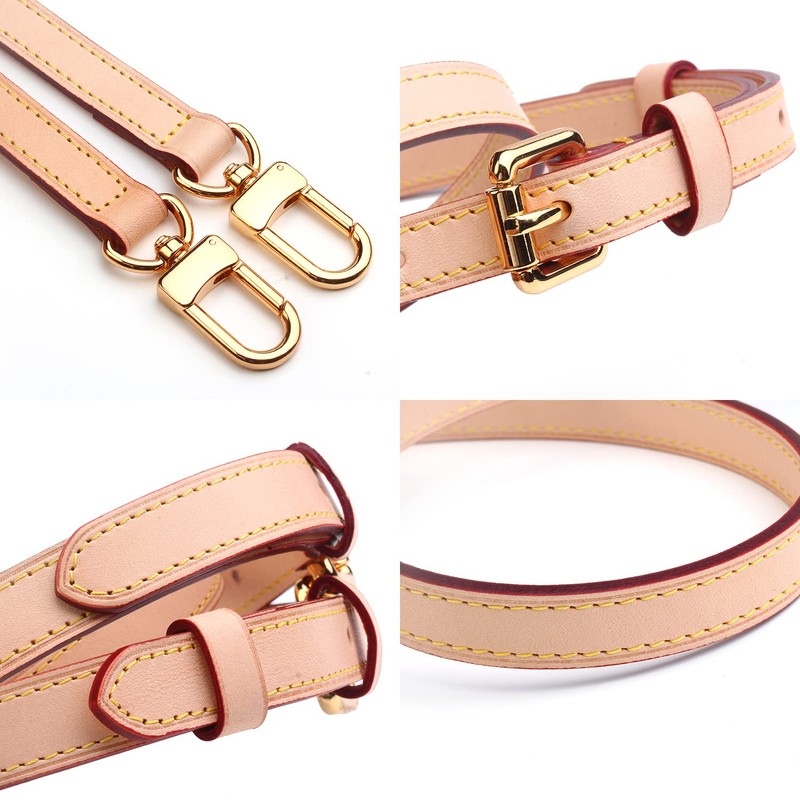 Jiesinlov Vachetta Leather Replacement Crossbody Bags Strap Shoulder Strap for