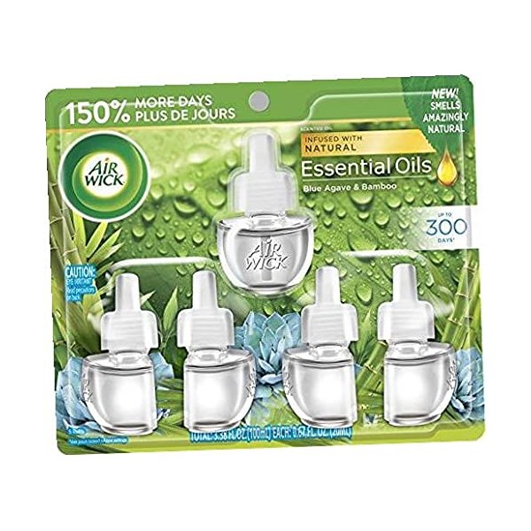 Air Wick Plug in Scented Oil Refill, 5 ct, Blue