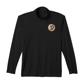 Bear California Republic State Flag Loves Surfing Men Women Performance Quarter-Zip Top