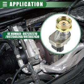 Motoforti Car Speed Sensor Auto Parts Speed Sensor for Toyota Land Cruiser 1993-1997 Metal Plastic No.8971297270/8972565260 Black Silver Tone