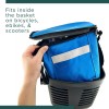 AlveyTech Insulated Front Basket Bag for Mobility Scooters with Round