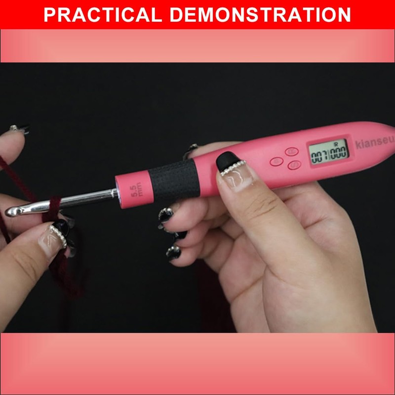 Automatic Counting Crochet Hooks - Convenient Knitting Tools for Crocheters,