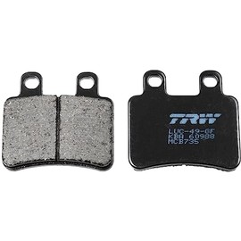 TRW MCB735 Organic Allround Brake Pad Set for Italjet Jet Set 2002-2003 Front Axle and Other Motorcycles