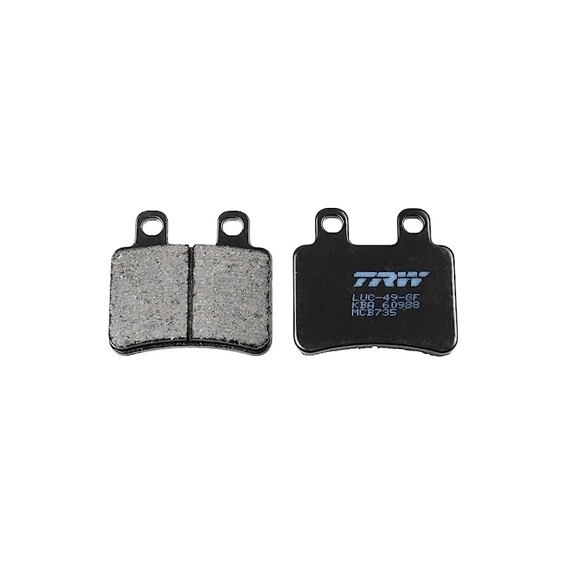 TRW MCB735 Organic Allround Brake Pad Set for Italjet Jet