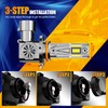 FREERAP 9012 Upgraded Bulbs, 32000LM 6500K Brightness HIR2 Fog Light
