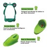 Frog Pee Training with Brush and Hooks, Green Cute Potty