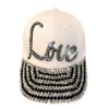 Popfizzy Love Baseball Cap for Women and Girls, Adult Bedazzled