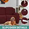 YEMYHOM 6 Pieces Stretch Loveseat Recliner Slipcover Jacquard Recliner Sofa