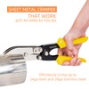 PLATATO 5 Blades Sheet Metal Tools HVAC Tool Duct Crimping