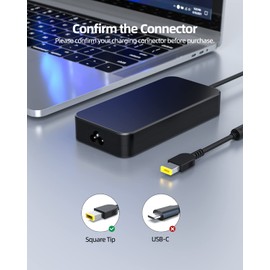 120W AC Charger Compatible with Lenovo IdeaCentre All-in-One 5 3 310 300 510 520 710 A340 A540 C40 C50 C355 C455 V50a E50, Y25g, ThinkCentre E74z Laptop, Slim Tip, UL Listed