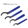 sourcing map C Hook Spanner Wrench ER32/ER40/APU16/38-42 Nut Shock Wrench