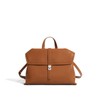 ArtsEye 7923-brown, 3-Way, Lightweight, Freestanding, Commuting, Cross-body Compact, Cowhide Bag,