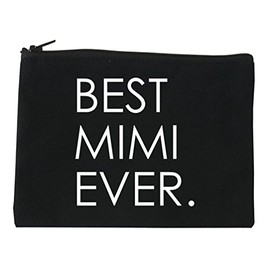 FASHIONISGREAT Best Mimi Ever Gift For Grandma Cosmetic Makeup Bag Black Small