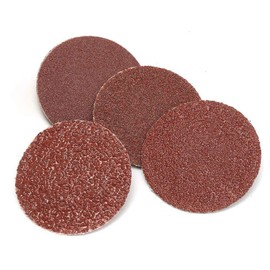 Gasea 40pcs 2inch Quick Change Roll Lock Sanding Discs Pads R Type Avrasive Discs 24/60/ 120/240 Grit