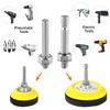 QWORK® 120 Pieces 3 Inch Sanding Discs Pad Set, Grit