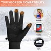 coskefy Running Gloves, Thermal Touch Screen Gloves Winter Gloves Men