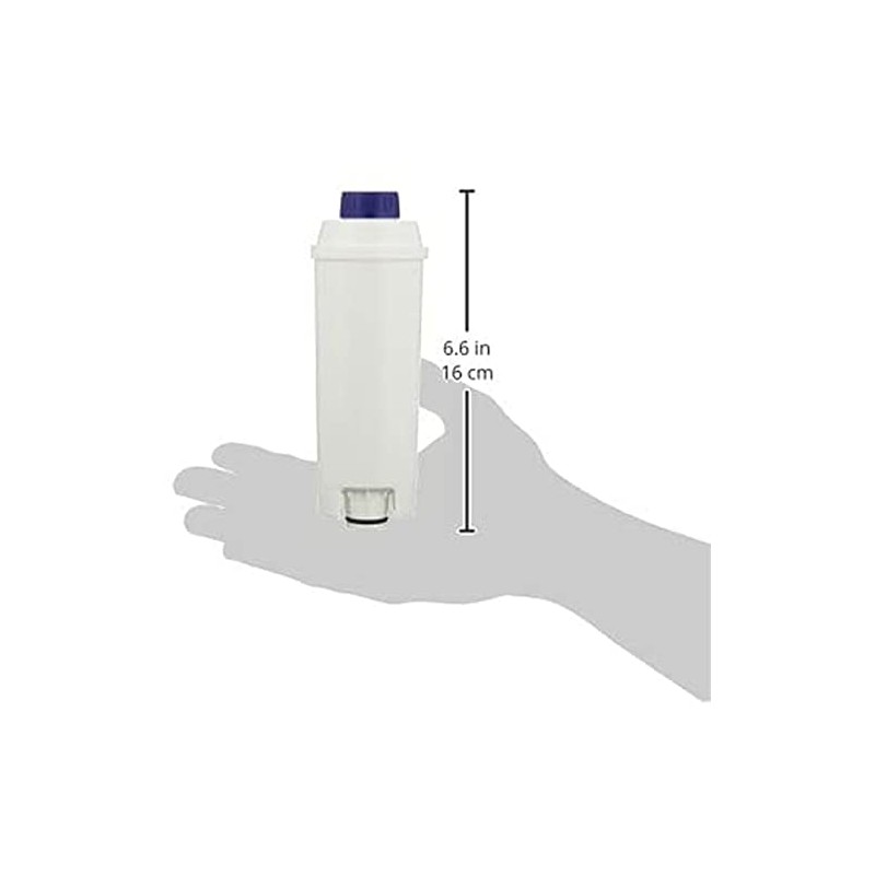 De'Longhi 5513292811 Filtro de agua, paquete de 1, blanco