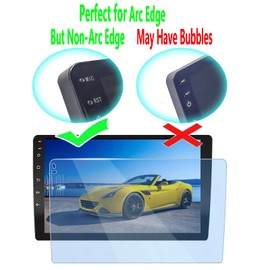 Blue Light Blocking Car Screen Protector Radio Screen Protector Android Head Unit Screen Protector Eye Protection Universal Carplay Tempered Glass for 9 Inch GPS Navigation Car Stereo (9 inch)
