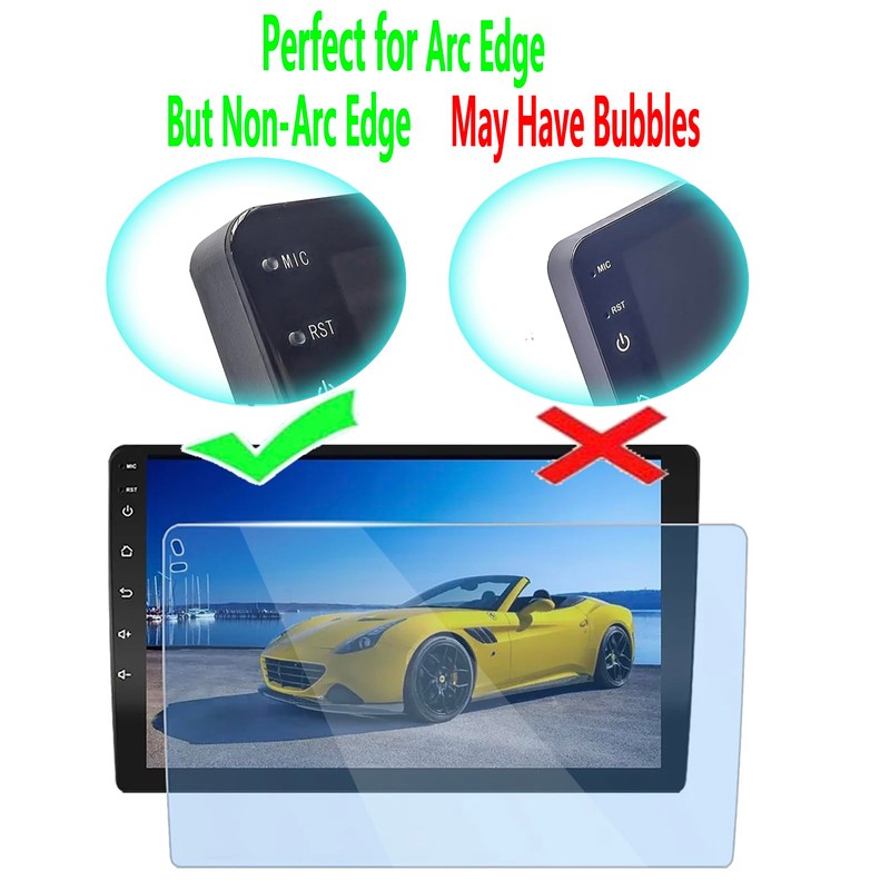 Blue Light Blocking Car Screen Protector Radio Screen Protector Android