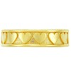 Classy Heart Yellow Gold Toe Ring (14K Gold)
