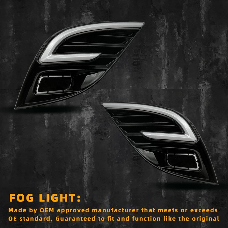 LED Fog Lights Compatible with 2018 2019 2020 Toyota Camry
