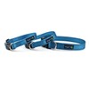 Waggin Tails Classic Reflective Dog Collar (Small, Bright Blue)