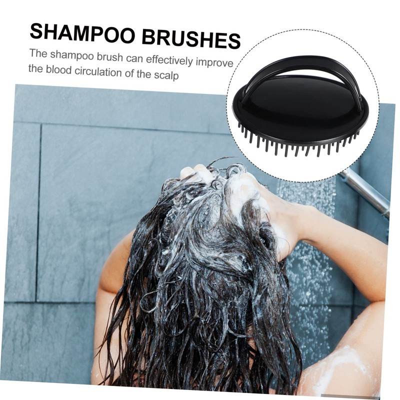 OHPHCALL Scalp Exfoliator Brush Shampoo Brush Scalp Massager for Dandruff