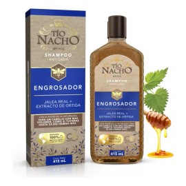 Shampoo Tío Nacho Engrosador Jalea Real Anti-caída De 415ml