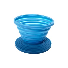 Cheerock Collapsible Coffee Filter Silicone Coffee Maker Reusable Coffee Dripper For Hiking, Camping, Home, Office (Blue)