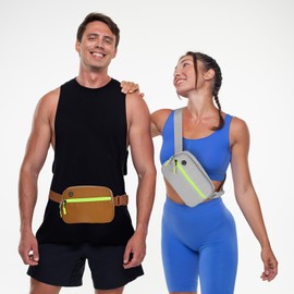 JKEEMI Belt Bag for Women Crossbody Fashion Waist Packs with Adjustable Strap, Waterproof Fanny Packs for Running Hiking Cycling Traveling