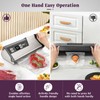 Mesliese Vacuum Sealer Machine, Powerful 95kPa 140W One Hand Operation