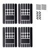 Felimoa Bicycle Frame Protectors Wire Protector Clips Total 24 Pieces