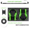 AMBULL Upgraded Snatch Block, 3/4" D Ring Shackle (2 Pack)
