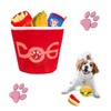 okegztoa Fast Food Dog Toys - Squeaky, Interactive & Chew