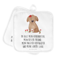 Mr. & Mrs. Panda Pot Mat Dog Lady Gift Pet Pot Holder Funny Pot Holder Set of 2 Dog Love, Animal Lovers, Women